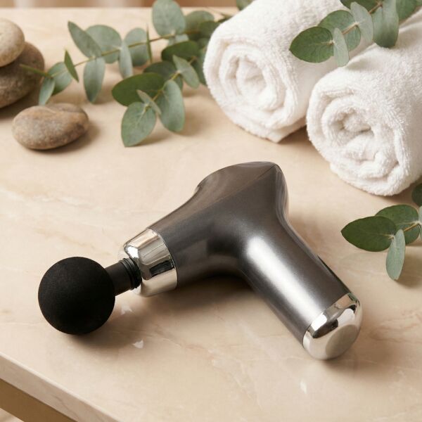 Sırt ve Boyun Ağrılarına Cep Boyu Çözüm: Gold Orion Mini Masaj Tabancası (4 Başlıklı & Şarjlı)