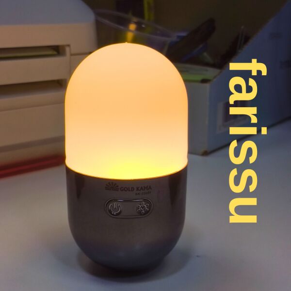 GK-23059 Şarjlı Hacı Yatmaz Kamp ve Masa Lambası – 122 Lümen, 4000 mAh, RGB Renkli Işık