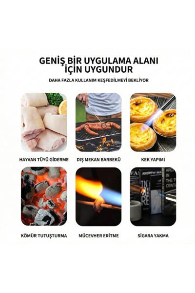 Goldorion OR-400 Gazlı Torch Pürmüz Çakmak - Mangal ve Pasta Yakma Tabancası