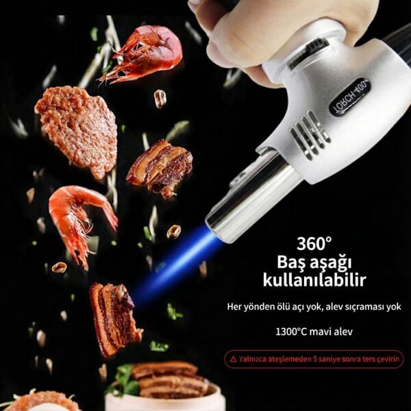 Goldorion OR-400 Gazlı Torch Pürmüz Çakmak - Mangal ve Pasta Yakma Tabancası 5 ADET