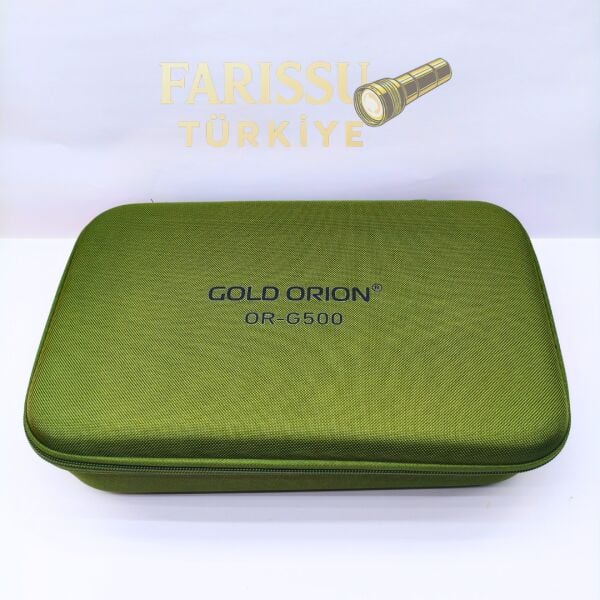 Gold Orion OR-G500 6000 Lümen Şarjlı El Feneri – 200W Güç, Powerbank Özellikli, Uzun Menzili
