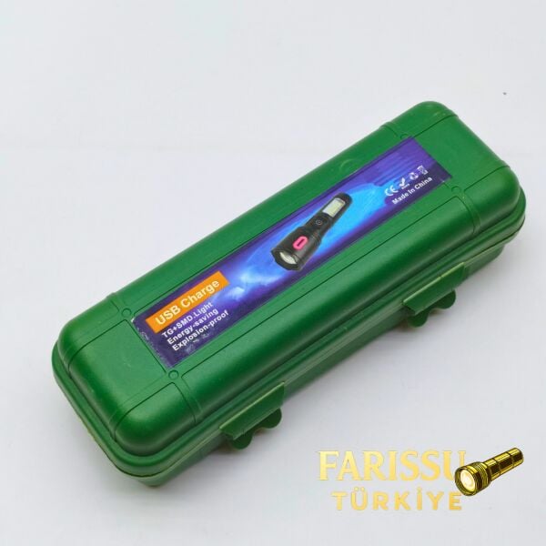 Alaska Şarjlı LED El Feneri | 1500–2000 Lümen | Zoomlu 500–600 m | Çift Işık Modlu | Type-C Şarjlı