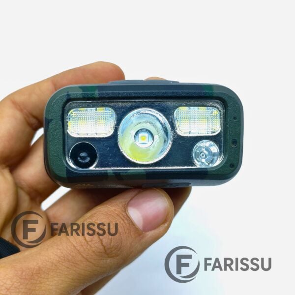 GK706 Sensörlü 2000 Lümen Şarjlı LED Kafa Feneri – 7 Işık Modu – Ultra Hafif 47 gr