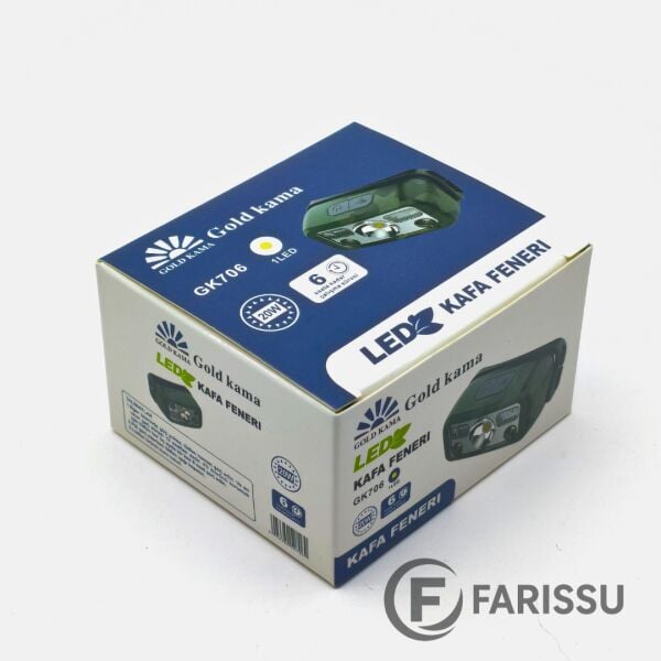 GK706 Sensörlü 2000 Lümen Şarjlı LED Kafa Feneri – 7 Işık Modu – Ultra Hafif 47 gr