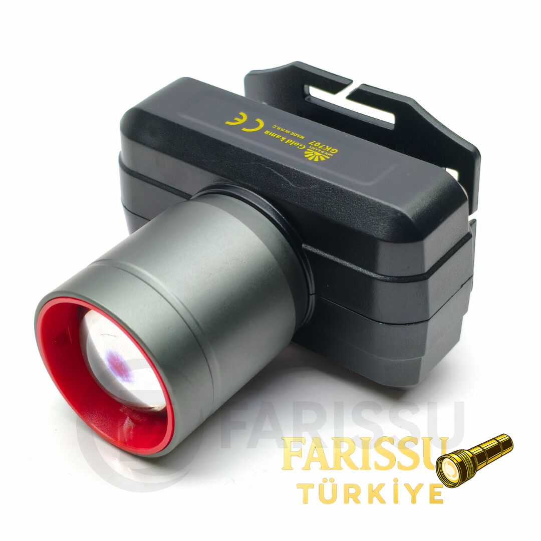 Gold Kama GK707 30W 3000 Lümen LED Kafa Feneri – Type-C Şarjlı, 3 Modlu