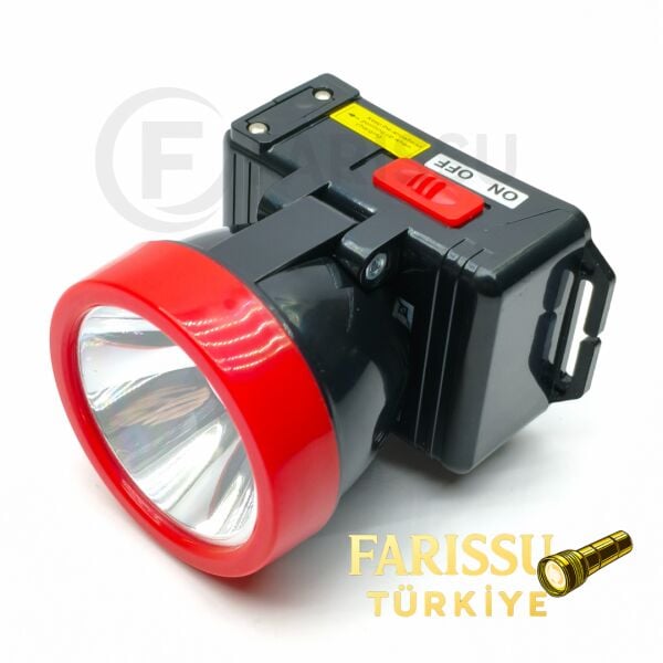 Gold Kama GK3363 LED Kafa Feneri – 2W 200 Lümen, 6 LED, Düşük/Yüksek Mod, 7 Saat Çalışma Süresi, 114 gr