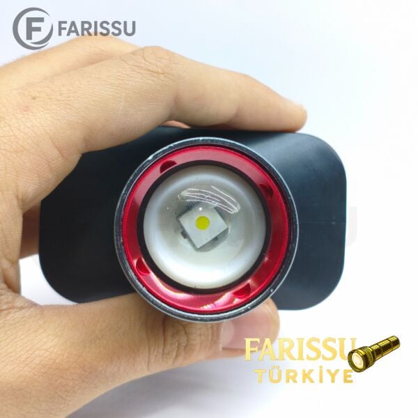30W 3000 Lümen Şarjlı Kafa Feneri Type-C 4000 mAh 3 Işık Modlu