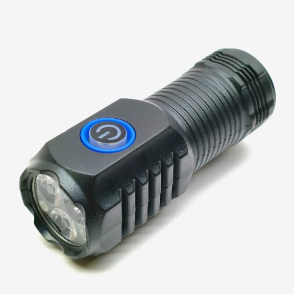 3 COB LED Şarjlı Mini El Feneri – 4 Modlu, Mıknatıslı ve Klipsli USB Fener