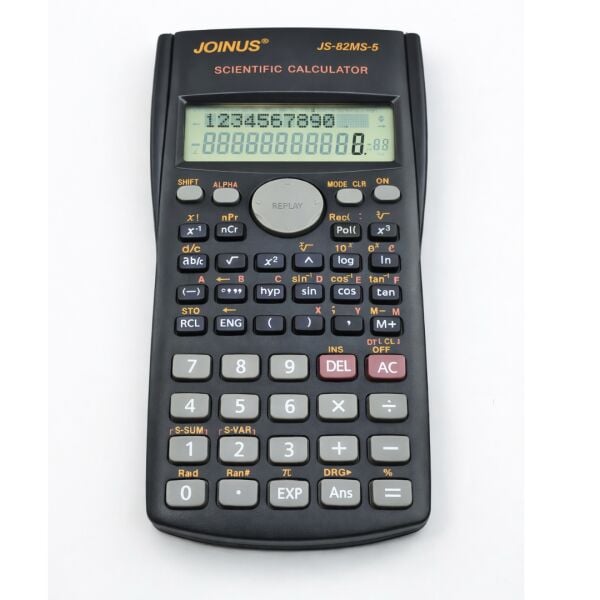 JOINUS JS-82MS-5 Bilimsel Hesap Makinesi – 240 Fonksiyon, 10+2 Haneli Ekran, Otomatik Kapanma