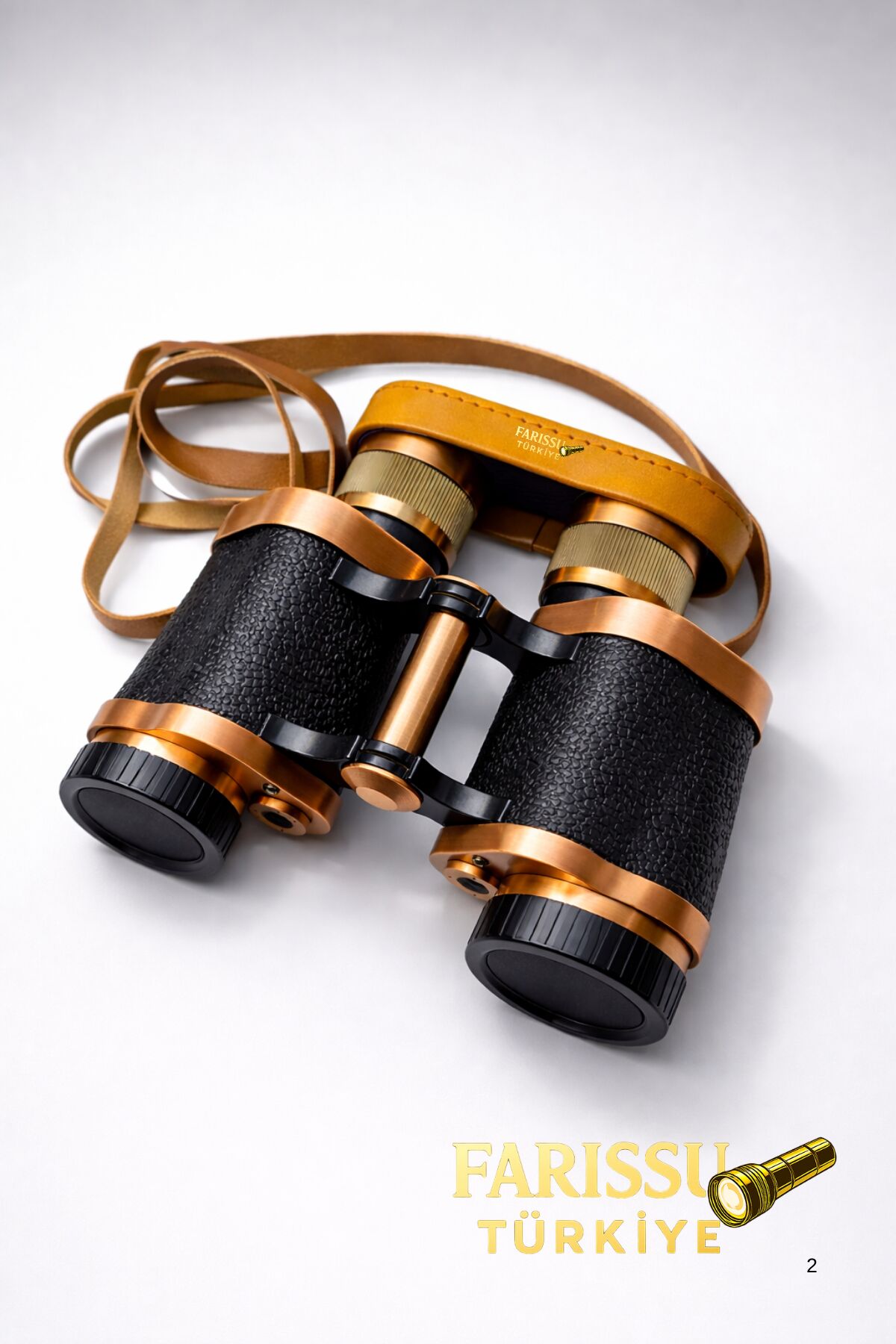 Rus Tipi 8x30 Klasik Dürbün | Deri Çantalı | Net Görüş | Retro Tasarım