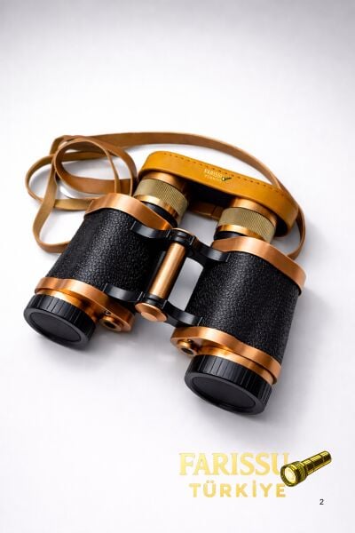 Rus Tipi 8x30 Klasik Dürbün | Deri Çantalı | Net Görüş | Retro Tasarım