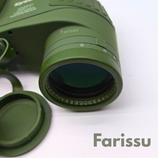 Profesyön 10x50 mm Azot Dolu Su Geçirmez Denizci Dürbünü – Işıklı Pusulalı, Profesyonel Optik Dürbün