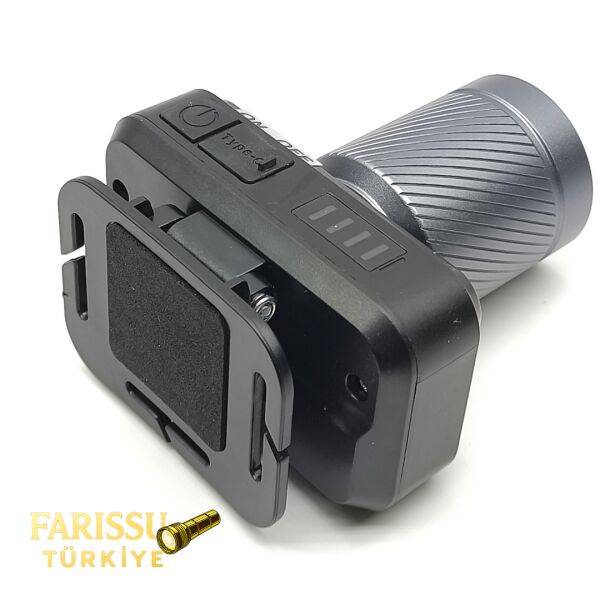 GK703 LED Kafa Lambası | 4000 Lümen | 40W Cree LED | Type-C Şarjlı | 3 Mod | Zoomlu
