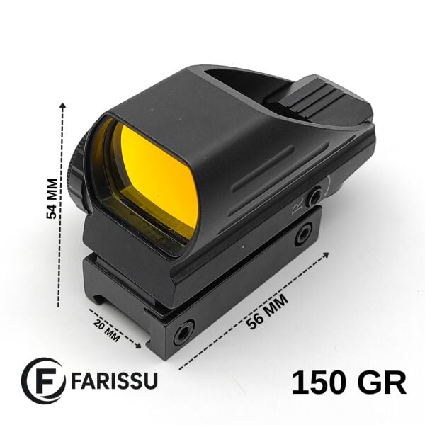 103HD Red Dot Reflex Nişangah – 3 MOA – 4 Retikül – 20 mm Ray