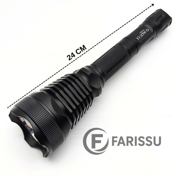 PS-2800 30W 3000Lm 3KM Menzilli Şarjlı El ve Tüfek Feneri