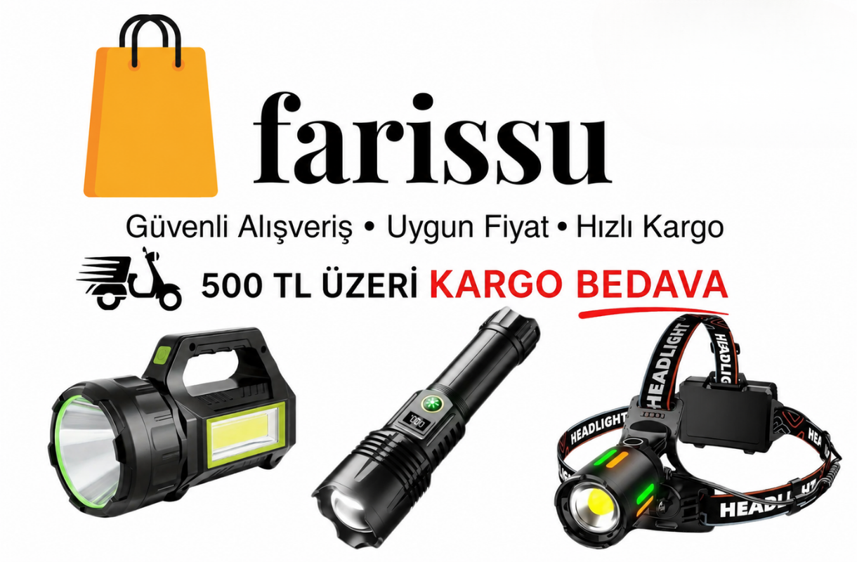 FARISSU el fenerleri ve şarjlı aydınlatma ürünleri